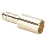 Tube to Solder - Connector - Brass Pneumatic Hose Barbs for Tubing, Dubl-Barb